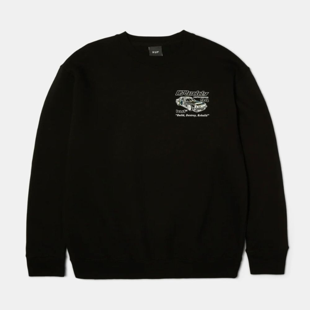 HUF Greddy Retro Mod Crew Sweatshirt